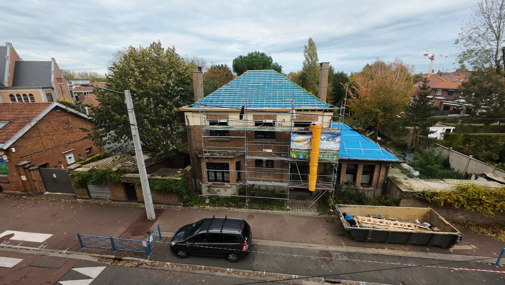 Chantiers — prise de vue drone Pas-de-Calais (62) — fsn chantier pendant 3