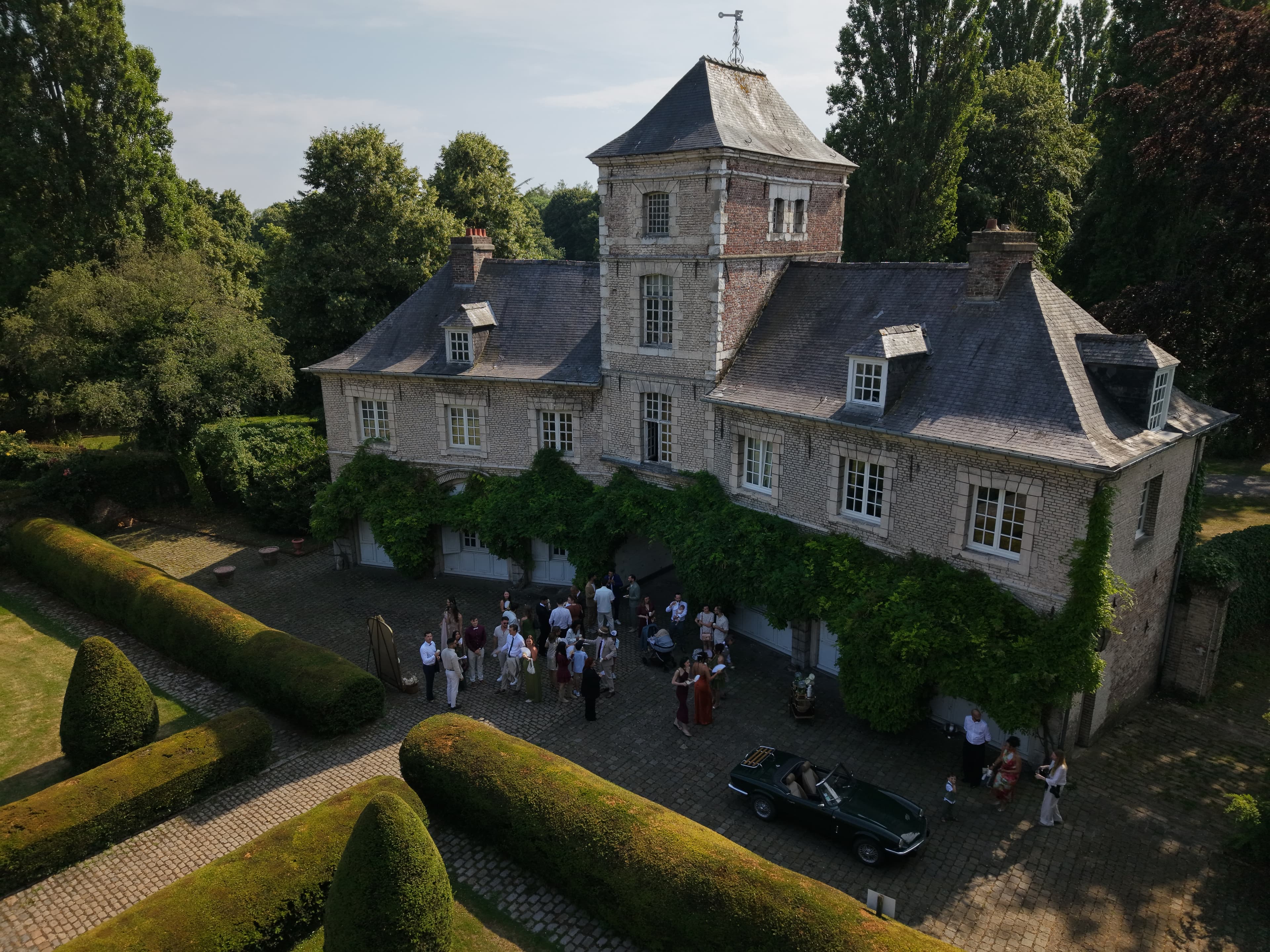 Mariages — prise de vue drone Pas-de-Calais (62) — daria ambiance 1